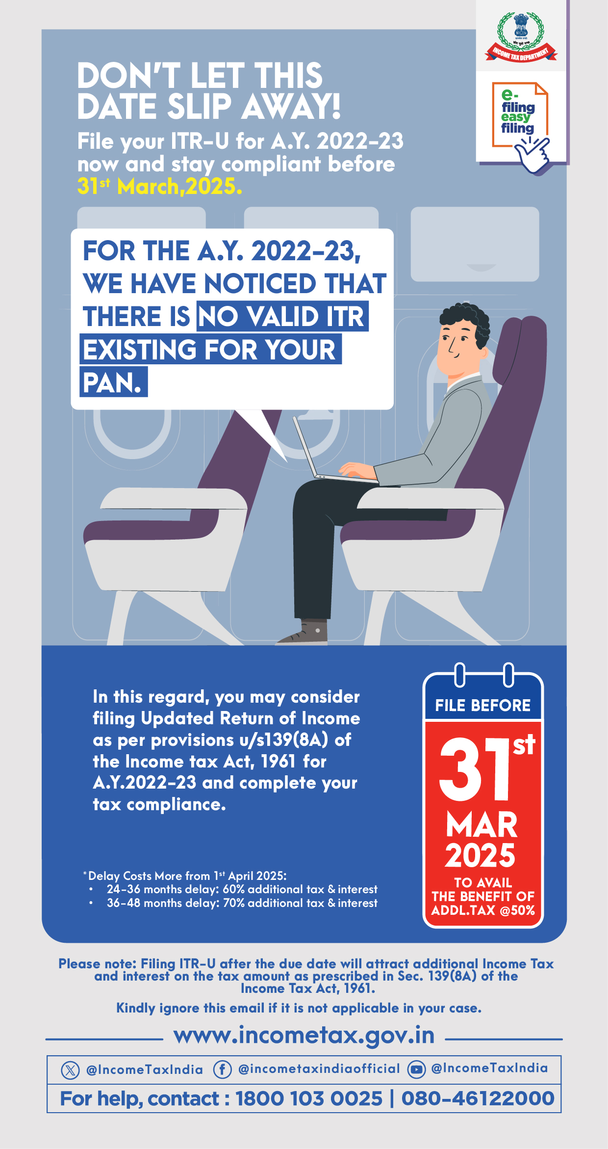 File your Updated Return for A.Y.2022-23