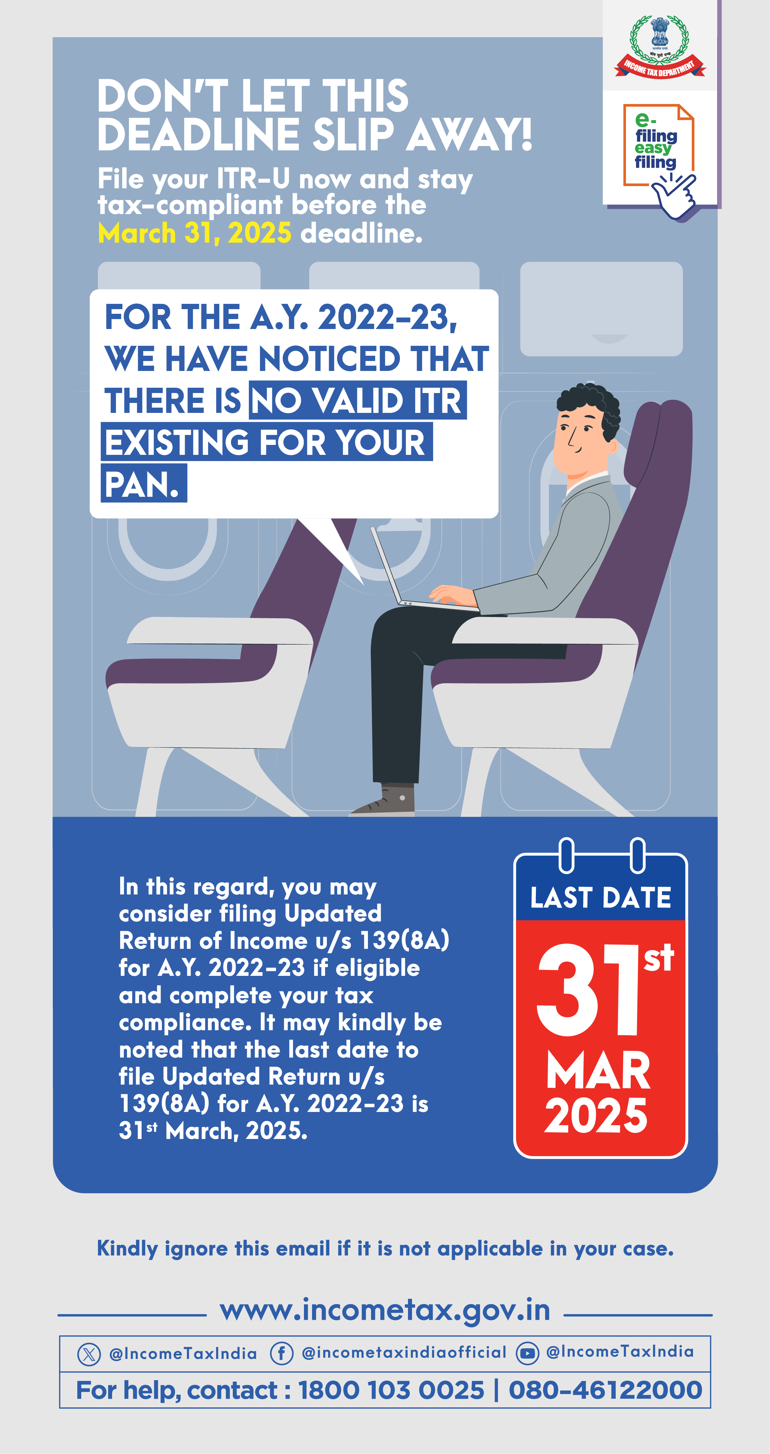 File your Updated Return for A.Y.2022-23