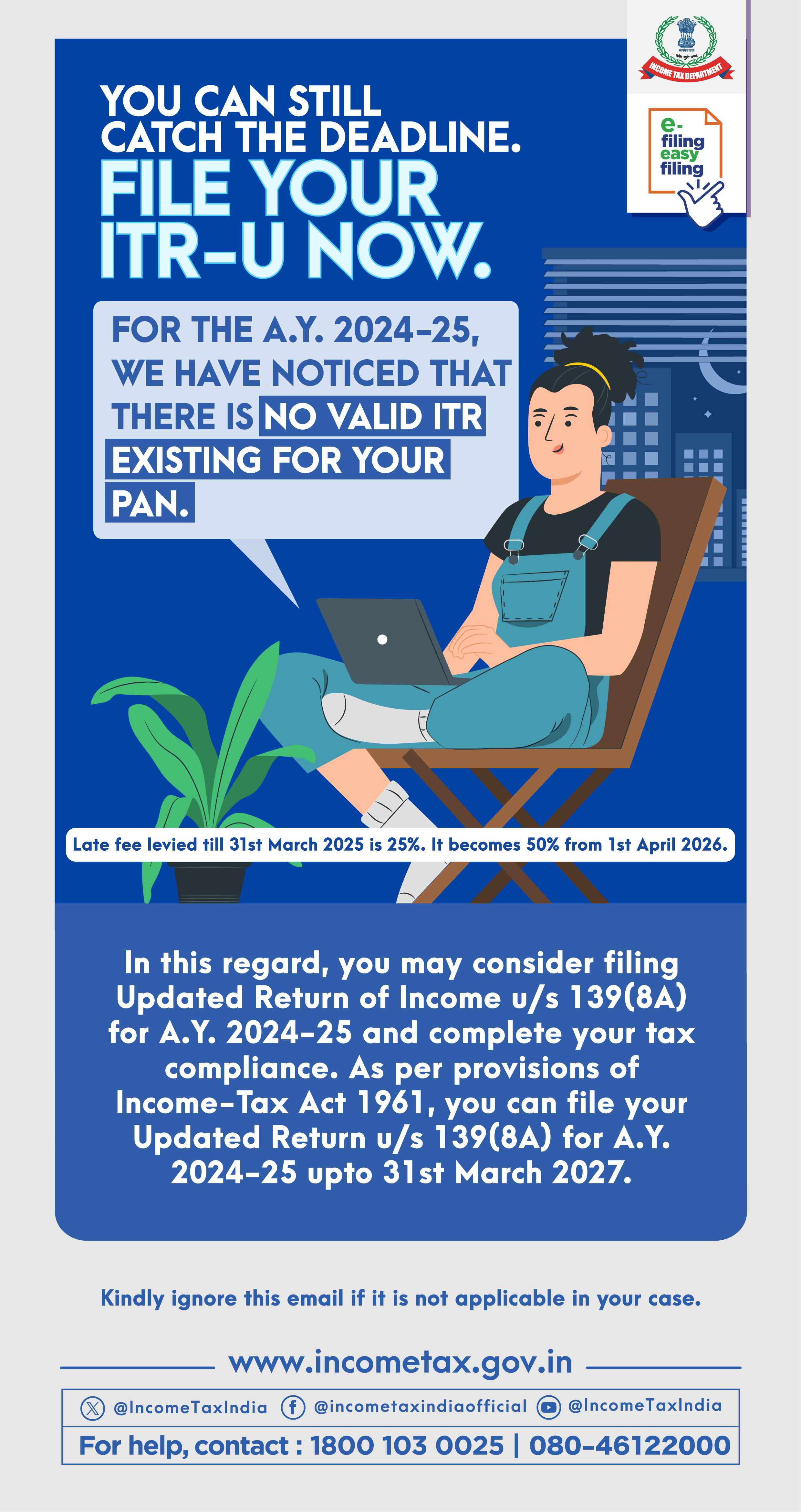 File your Updated Return for A.Y.2024-25