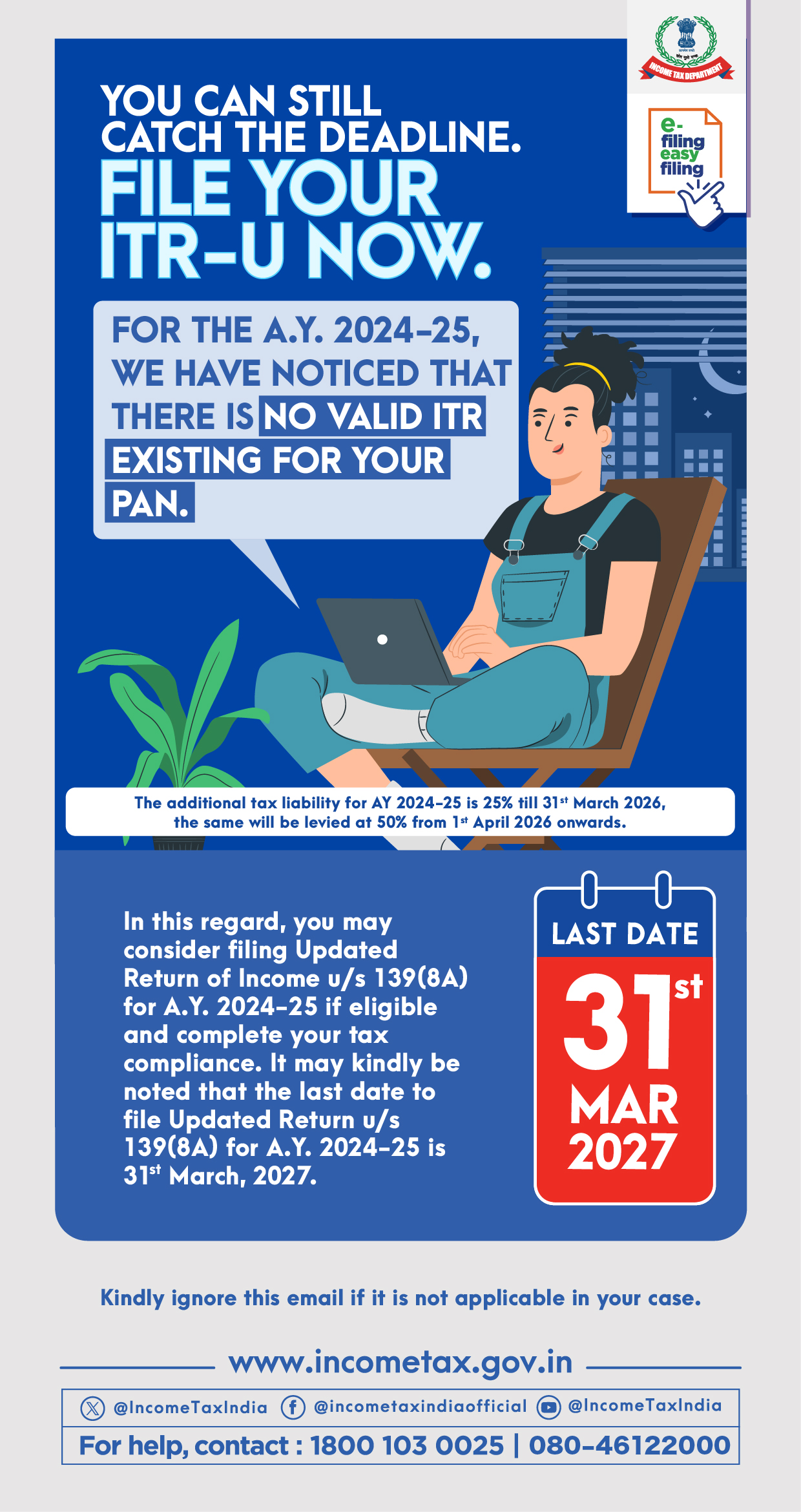 File your Updated Return for A.Y.2024-25