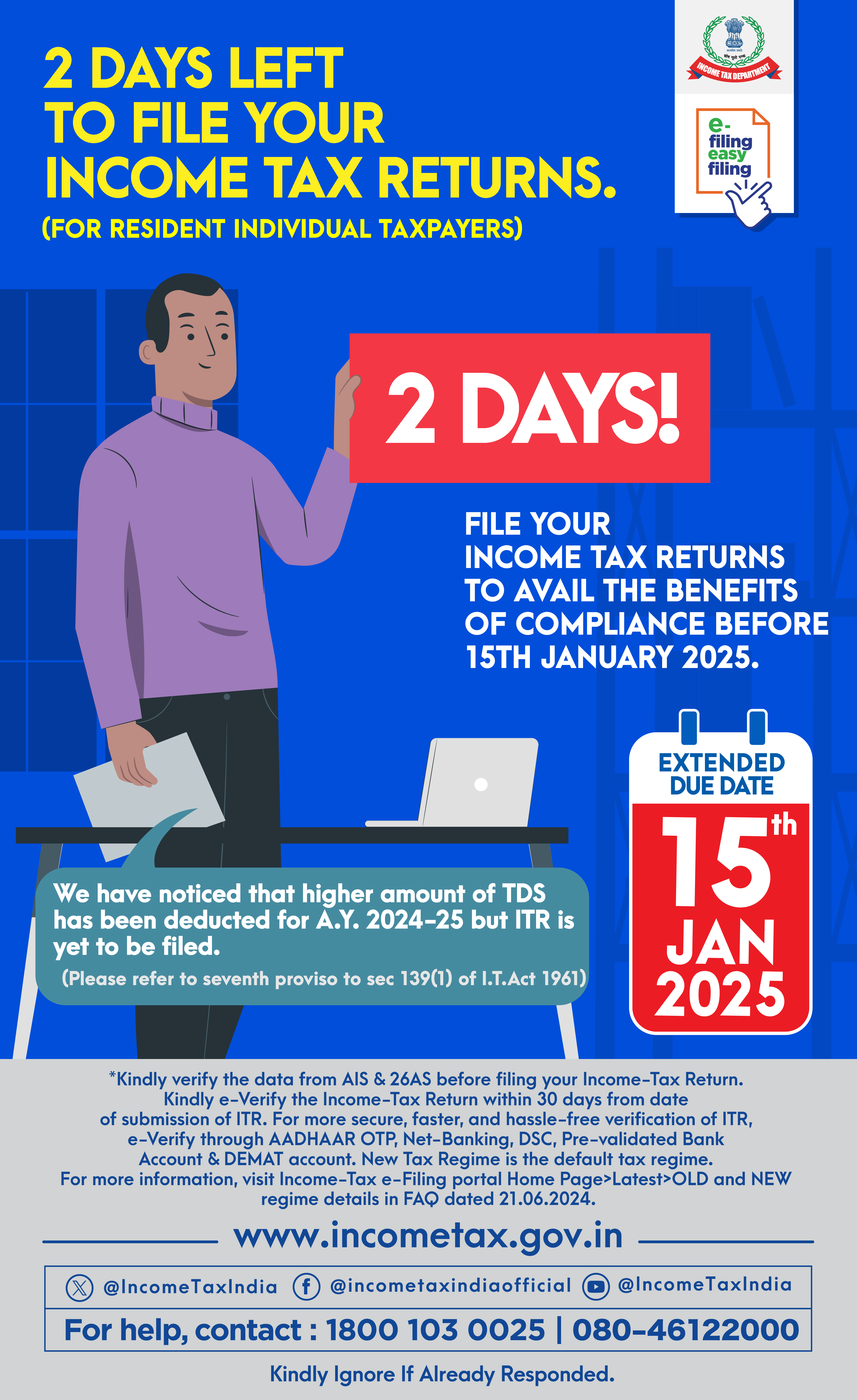 File your Income-Tax Return for AY 2024-25 Today